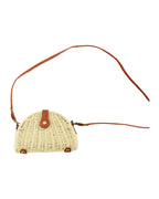 Semicircular Mini Straw Bag photo 9