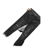 Cropped Jeans High-waist Ripped Pants photo 5