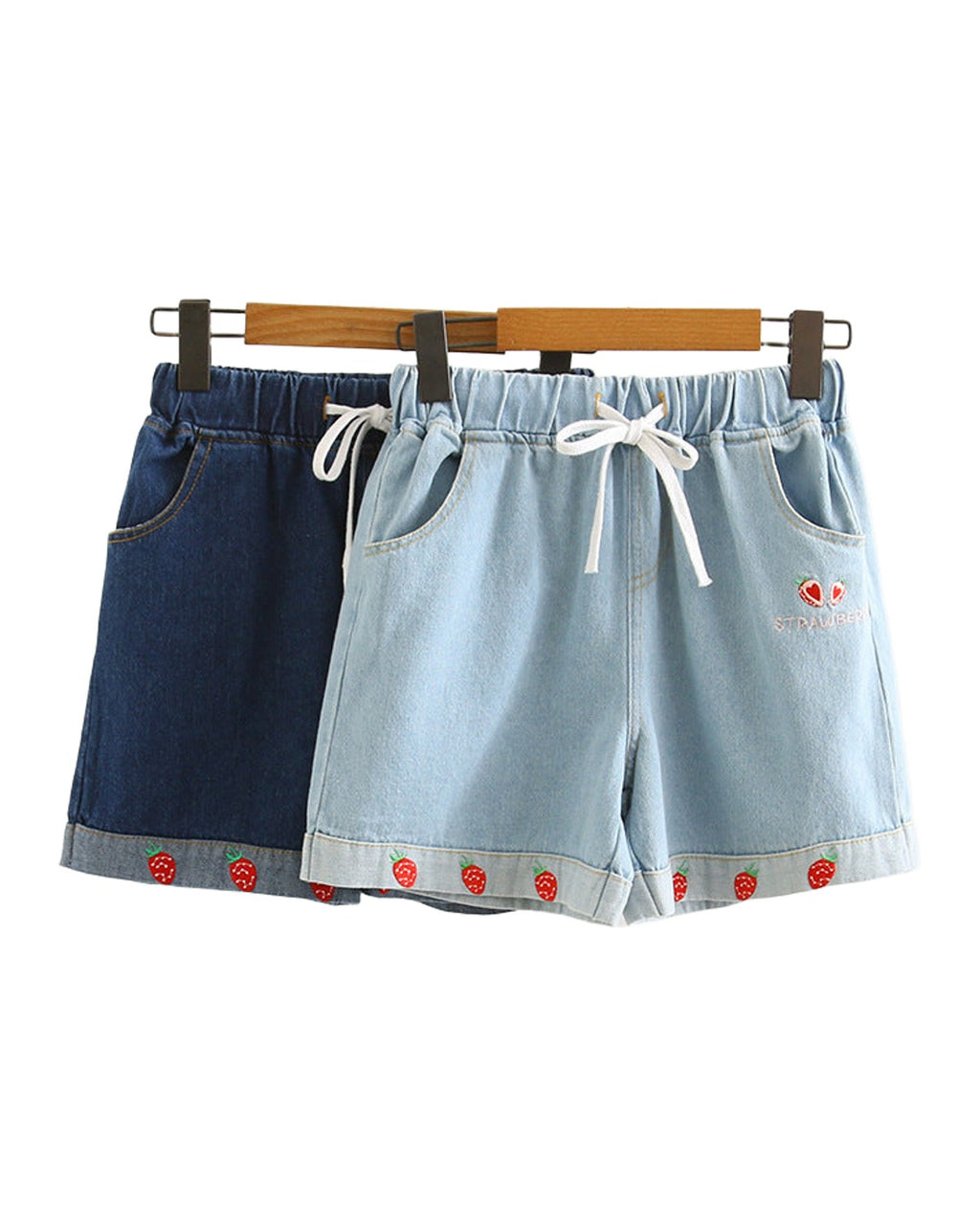 Strawberry Loose Wide-leg Jeans photo 1