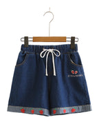 Strawberry Loose Wide-leg Jeans photo 13