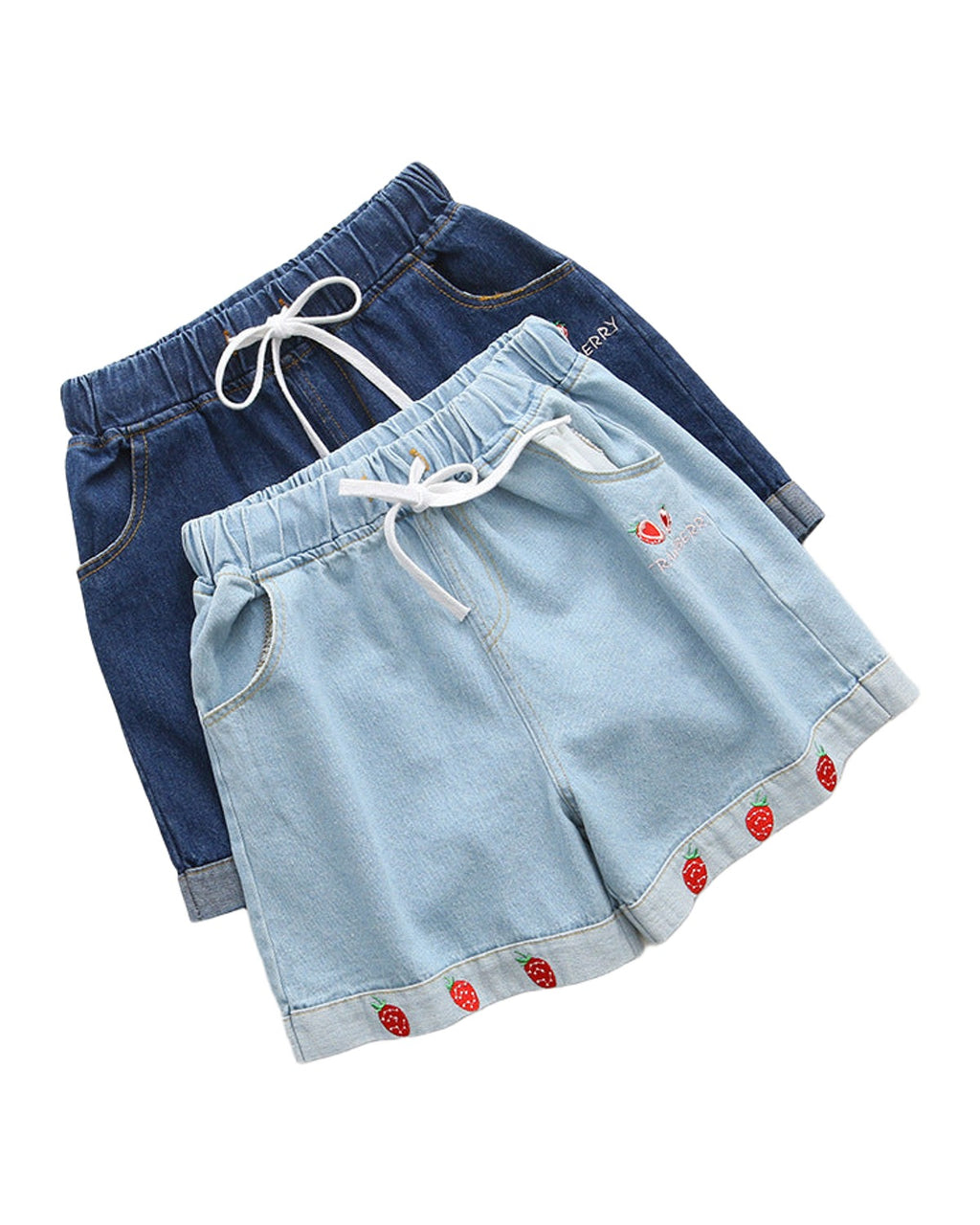Strawberry Loose Wide-leg Jeans photo 8