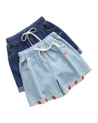 Strawberry Loose Wide-leg Jeans photo 8