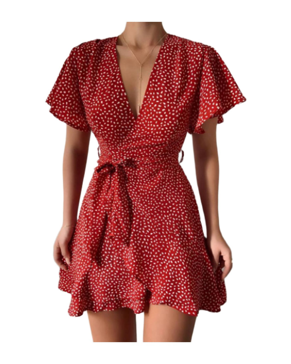 Printed Polka Dot Dress photo 6