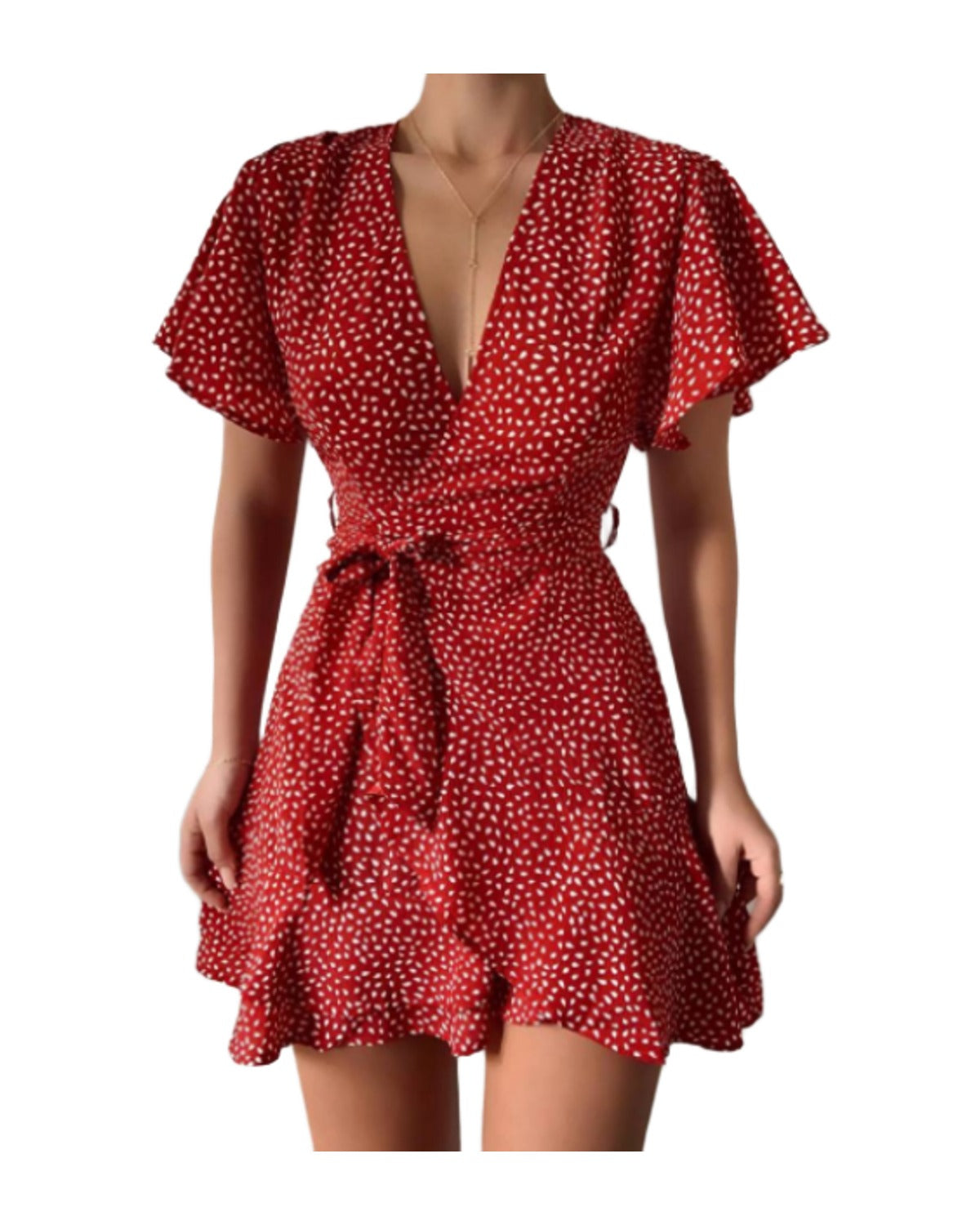 Printed Polka Dot Dress photo 6