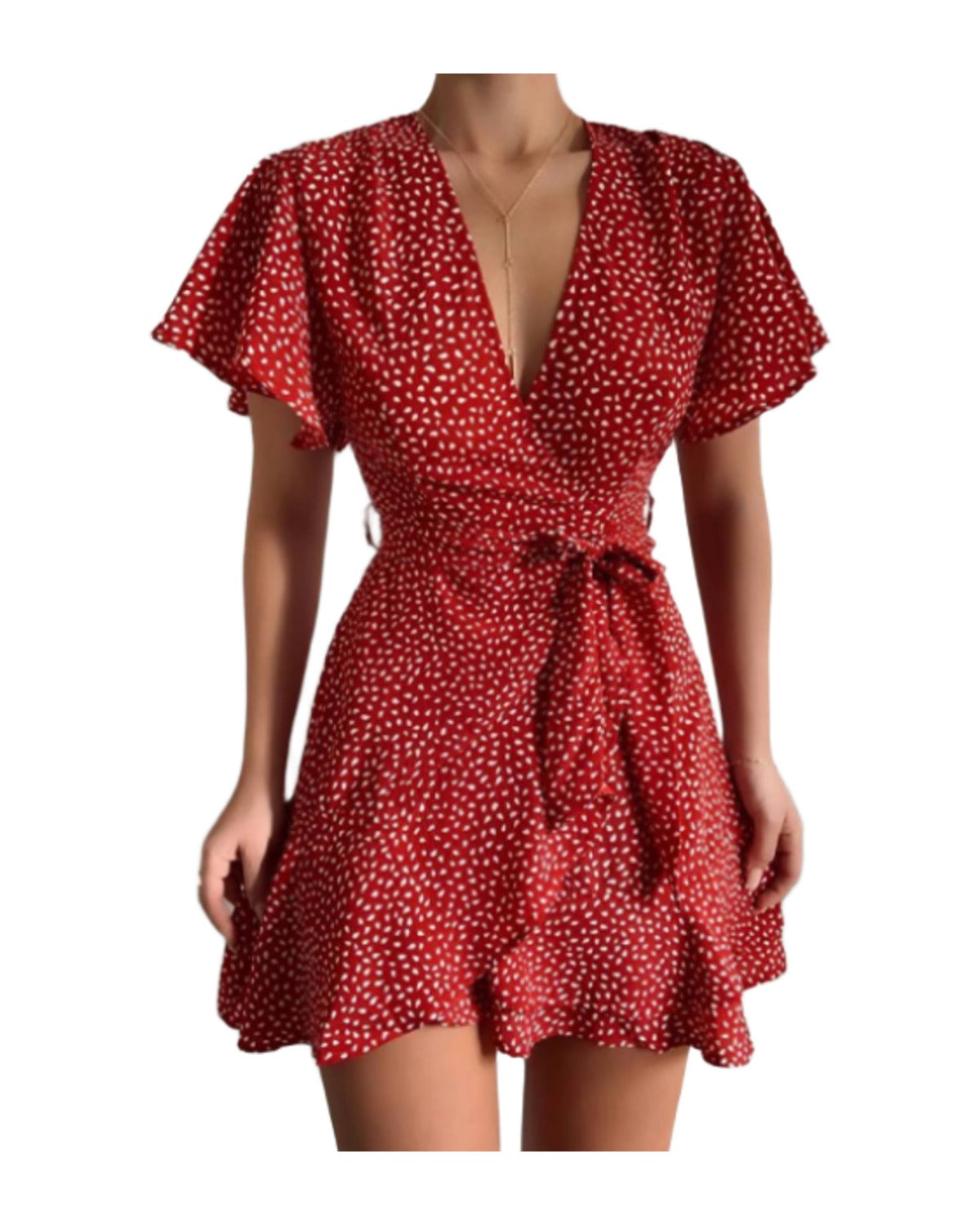 Printed Polka Dot Dress photo 7