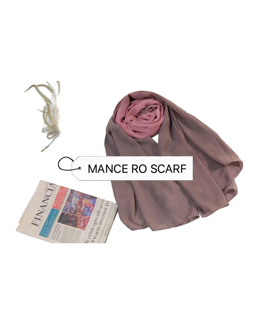 Pearl Dyed Chiffon Scarf photo 1