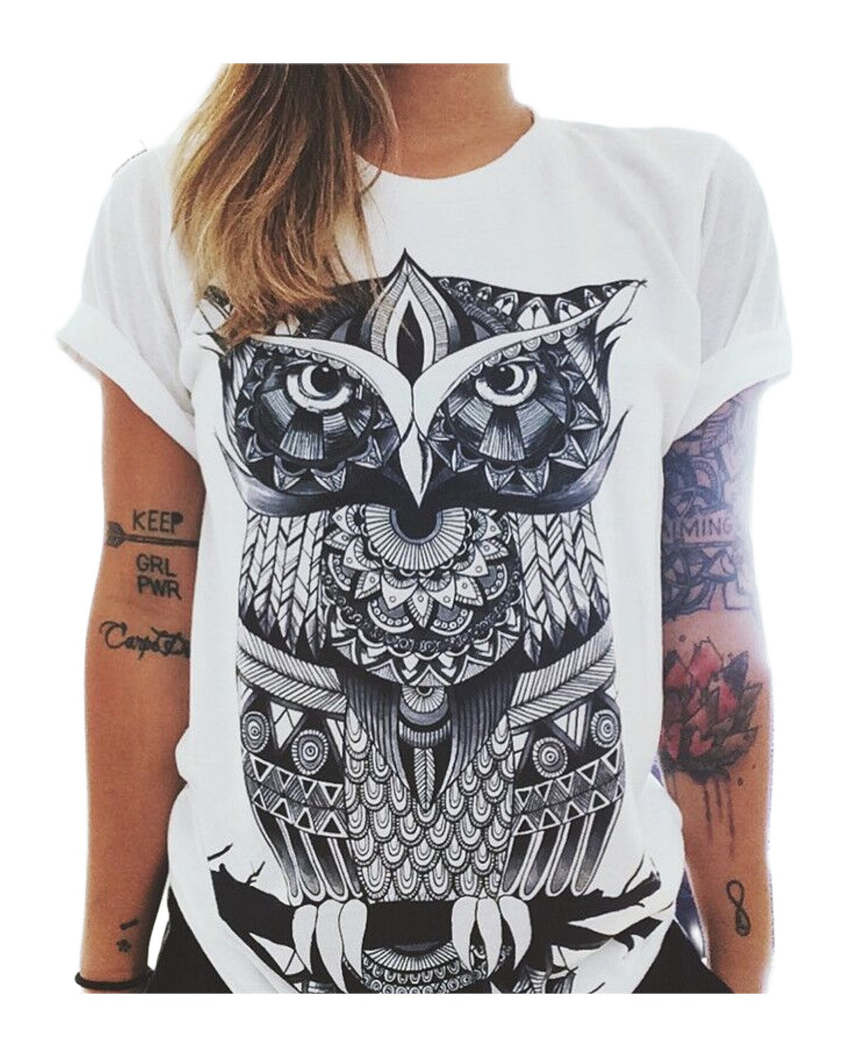 3d Printed Milk Silk Tatoo T-shirt Variety photo 4