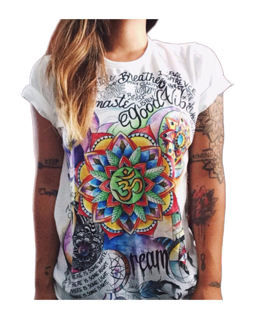 3d Printed Milk Silk Tatoo T-shirt Variety photo 6