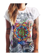 3d Printed Milk Silk Tatoo T-shirt Variety photo 6