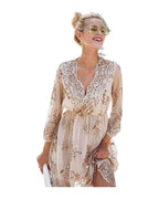 V-neck Sequined Dress photo 4
