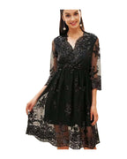 V-neck Sequined Dress photo 7