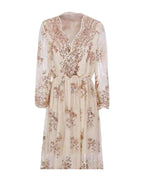 V-neck Sequined Dress photo 8