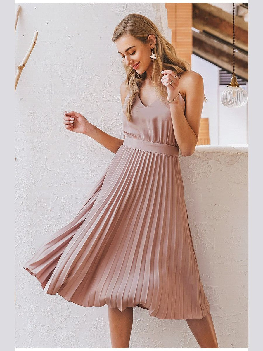 V-neck Camisole Dress