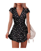 Floral V-neck Dress photo 10