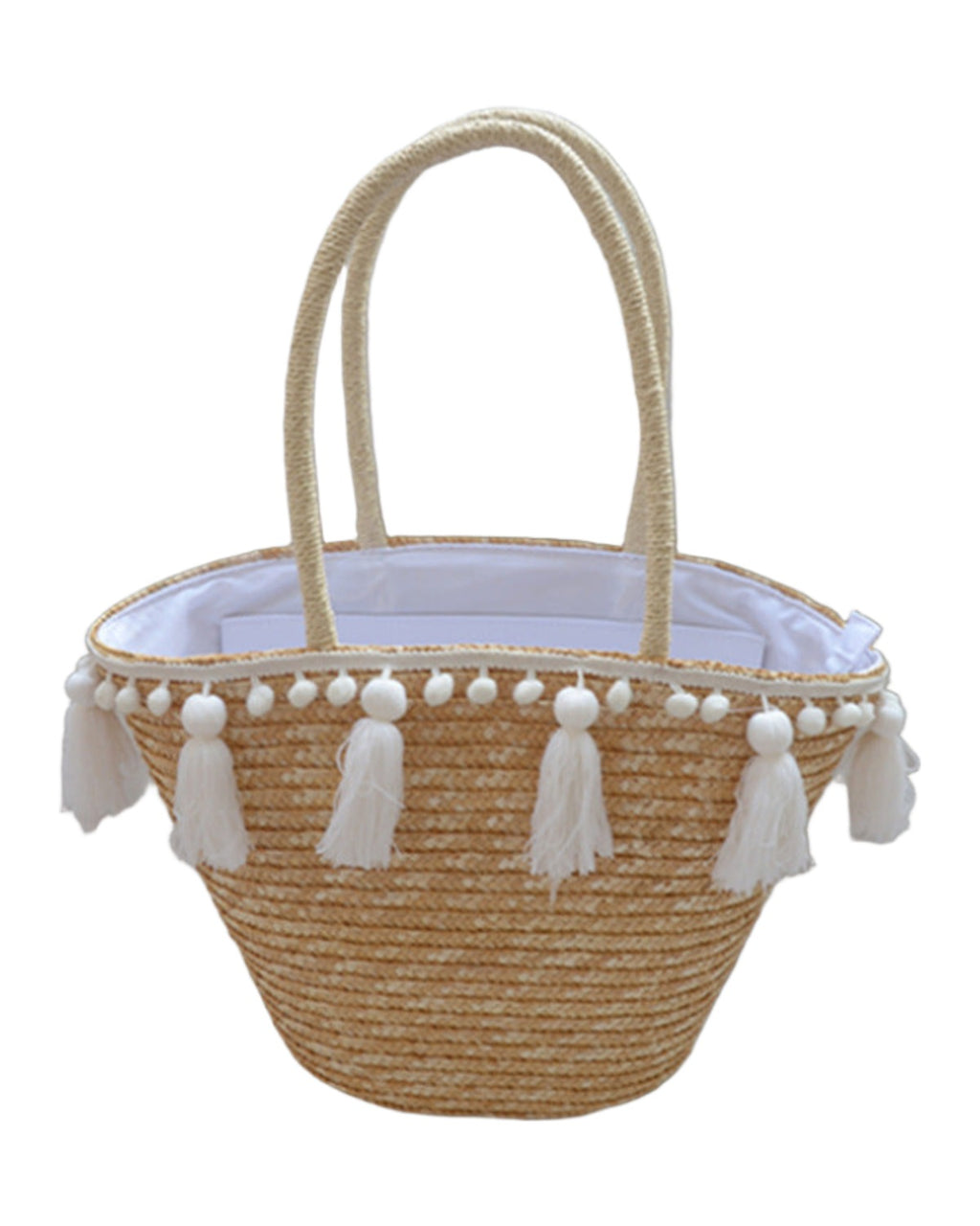 Hand-woven Tassel Shoulder Bag photo 6
