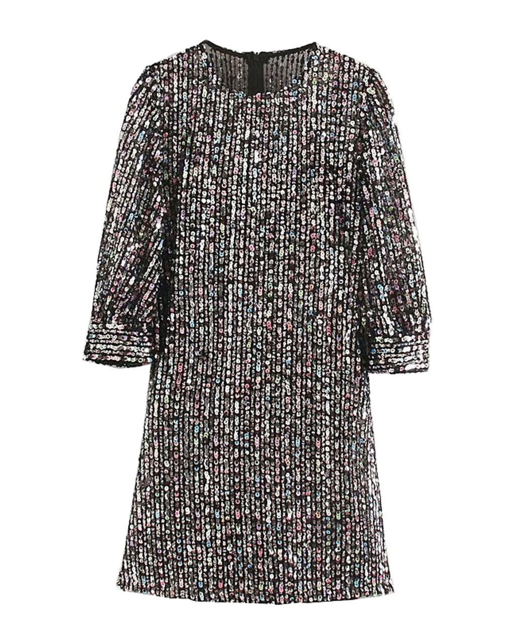 Dress Sequined Mini Long photo 4