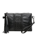 Leather Messenger Fringed Bag photo 3