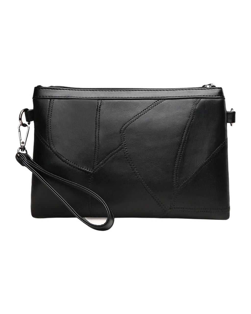 Leather Messenger Fringed Bag photo 8