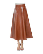 Pu Skirt Long High Waist photo 1