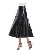 Pu Skirt Long High Waist photo 4