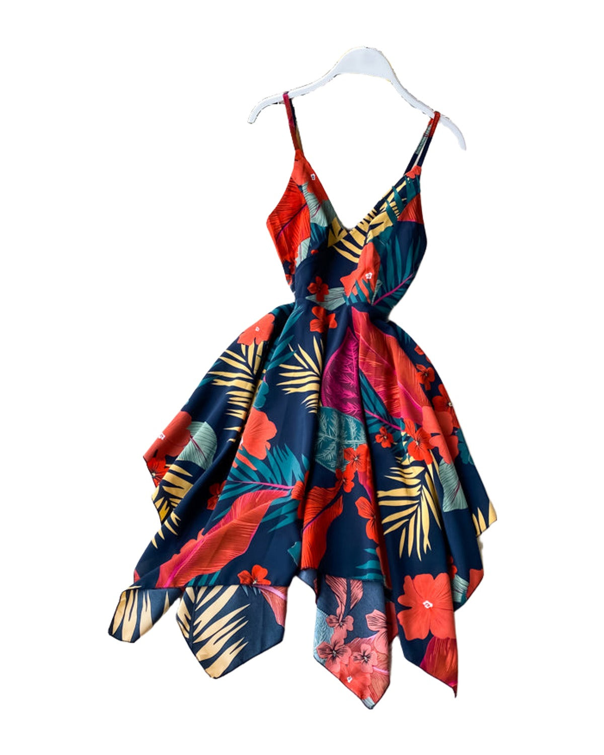 V-neck Chiffon Dress photo 1