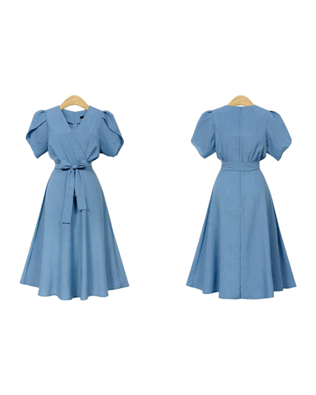 V-neck Waist Dress photo 2