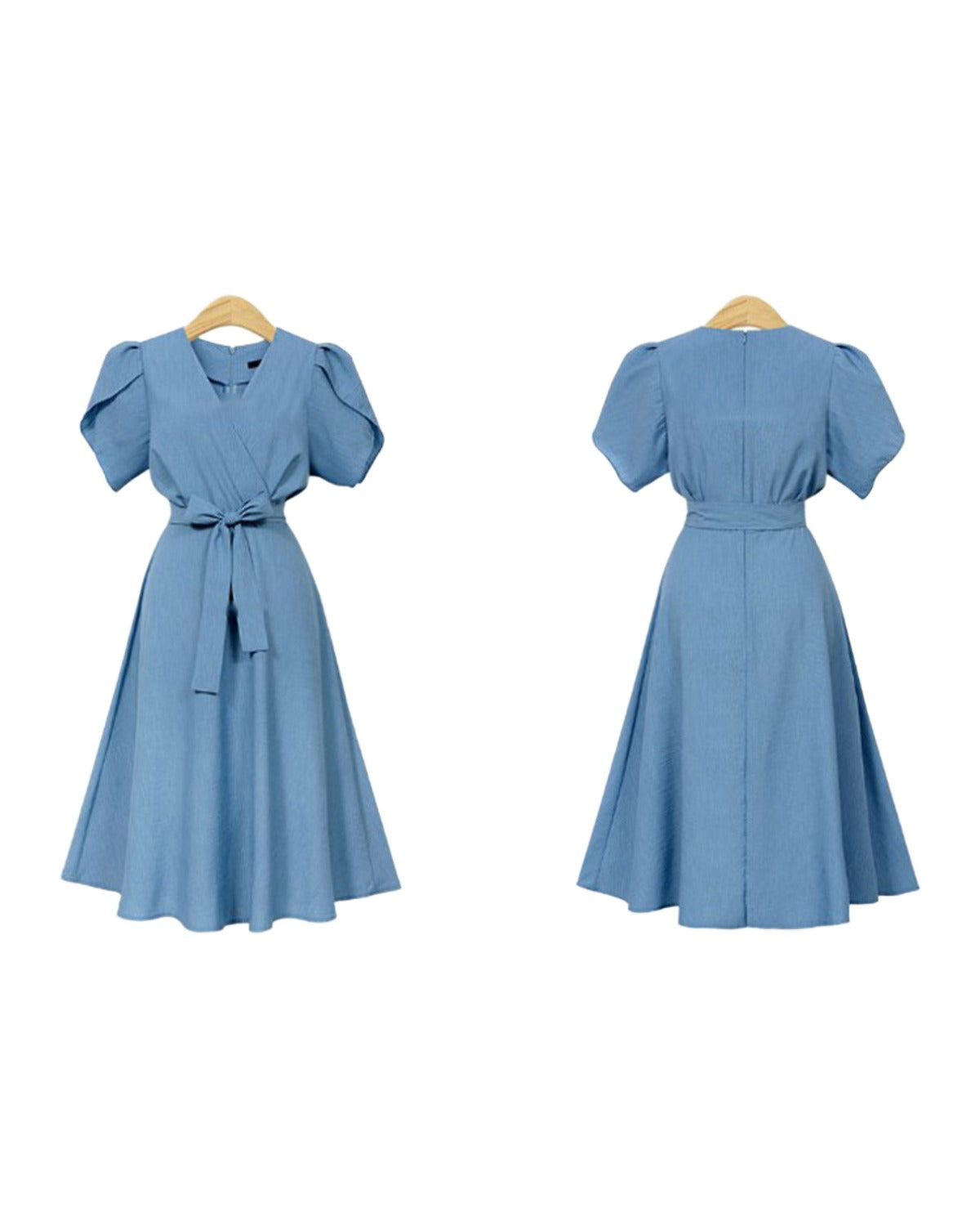 V-neck Waist Dress photo 2