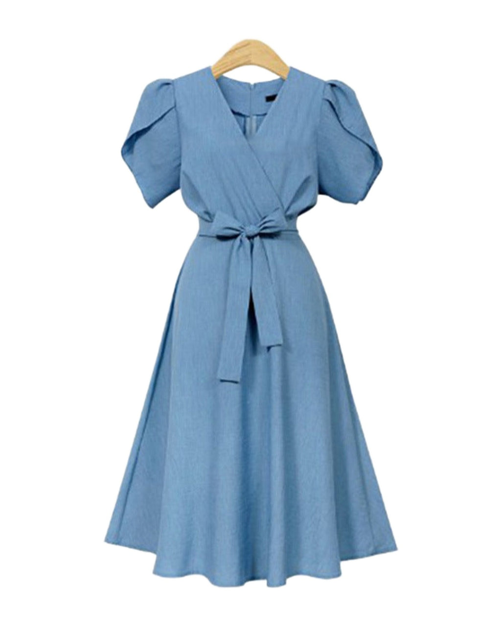 V-neck Waist Dress photo 3