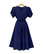 V-neck Waist Dress photo 9
