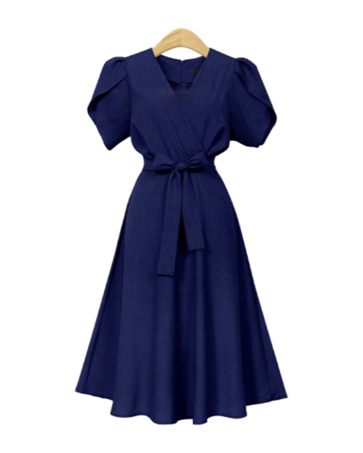 V-neck Waist Dress photo 9