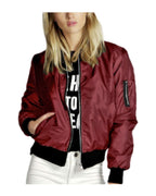 Solid Color Short Vertical Collar Leisure Zipper Jacket photo 7