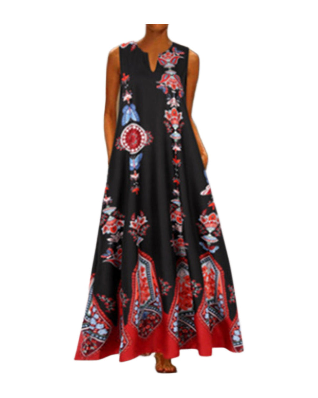 V-neck Swing Dress photo 3
