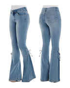 Jeans Mid-waisted Denim Trousers Stretch photo 6