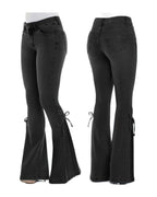 Jeans Mid-waisted Denim Trousers Stretch photo 7
