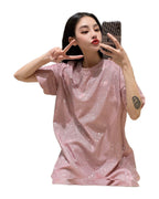 Long Sparkling Silk Top photo 1