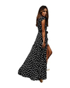 V-neck Polka Dot Dress photo 4