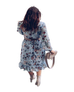 V-neck Print Dress Maxi photo 1