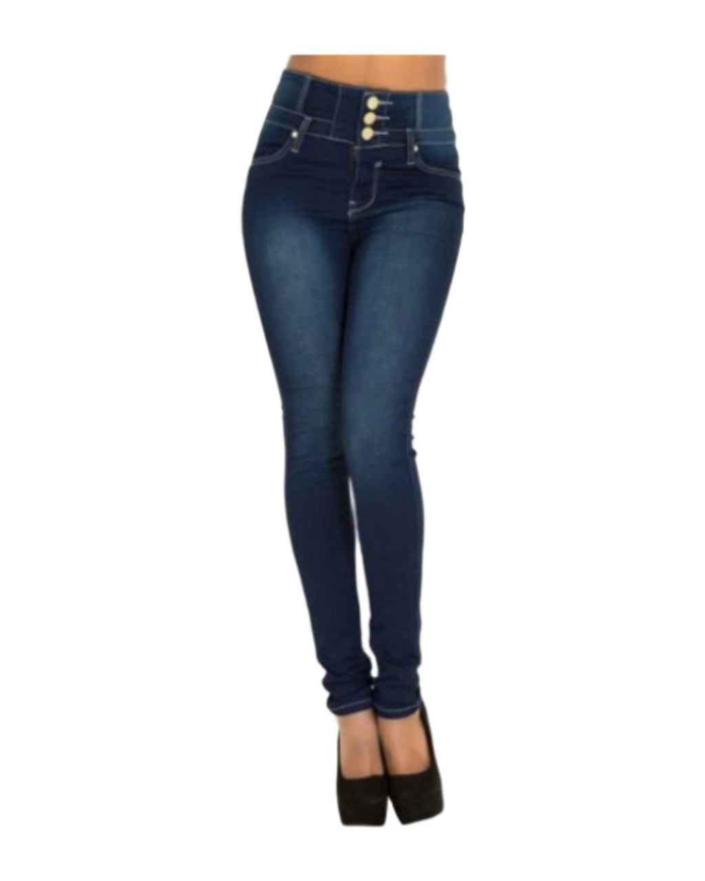 Europe High Waist Slim Jeans photo 1