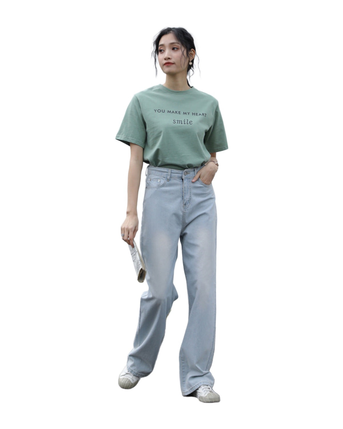 Letter Printed T-shirt White photo 24