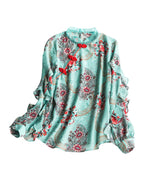 Silk Print Top photo 1