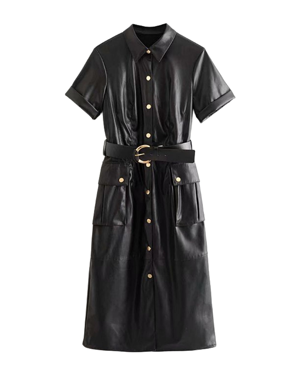 Pu Faux Leather Dress photo 10