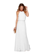 Halter Chiffon Maxi Dress photo 4