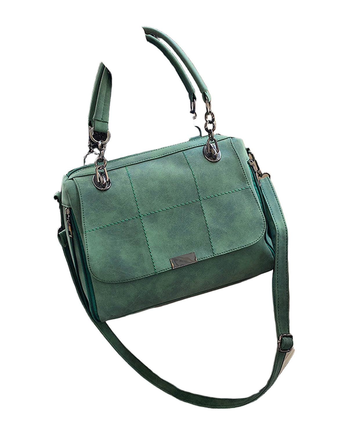 Shoulder Large Capacity Green Bag photo 5