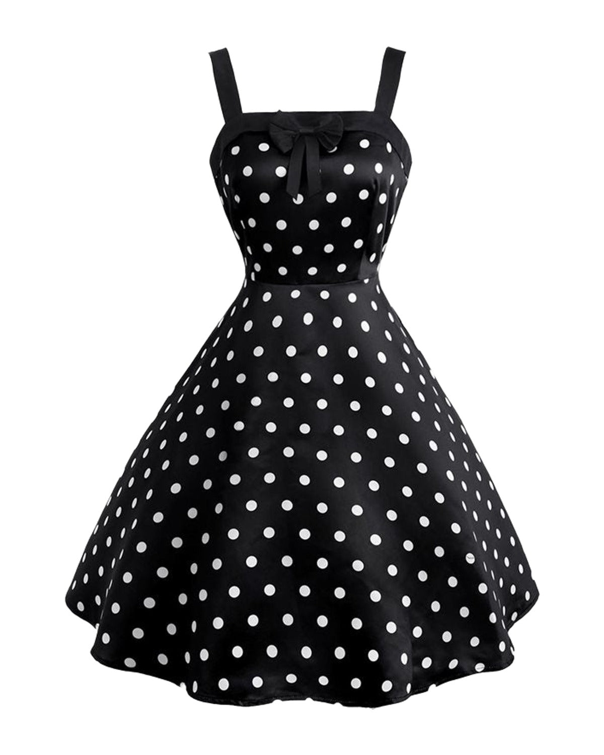 Polka Dot Print Vintage Dress photo 5