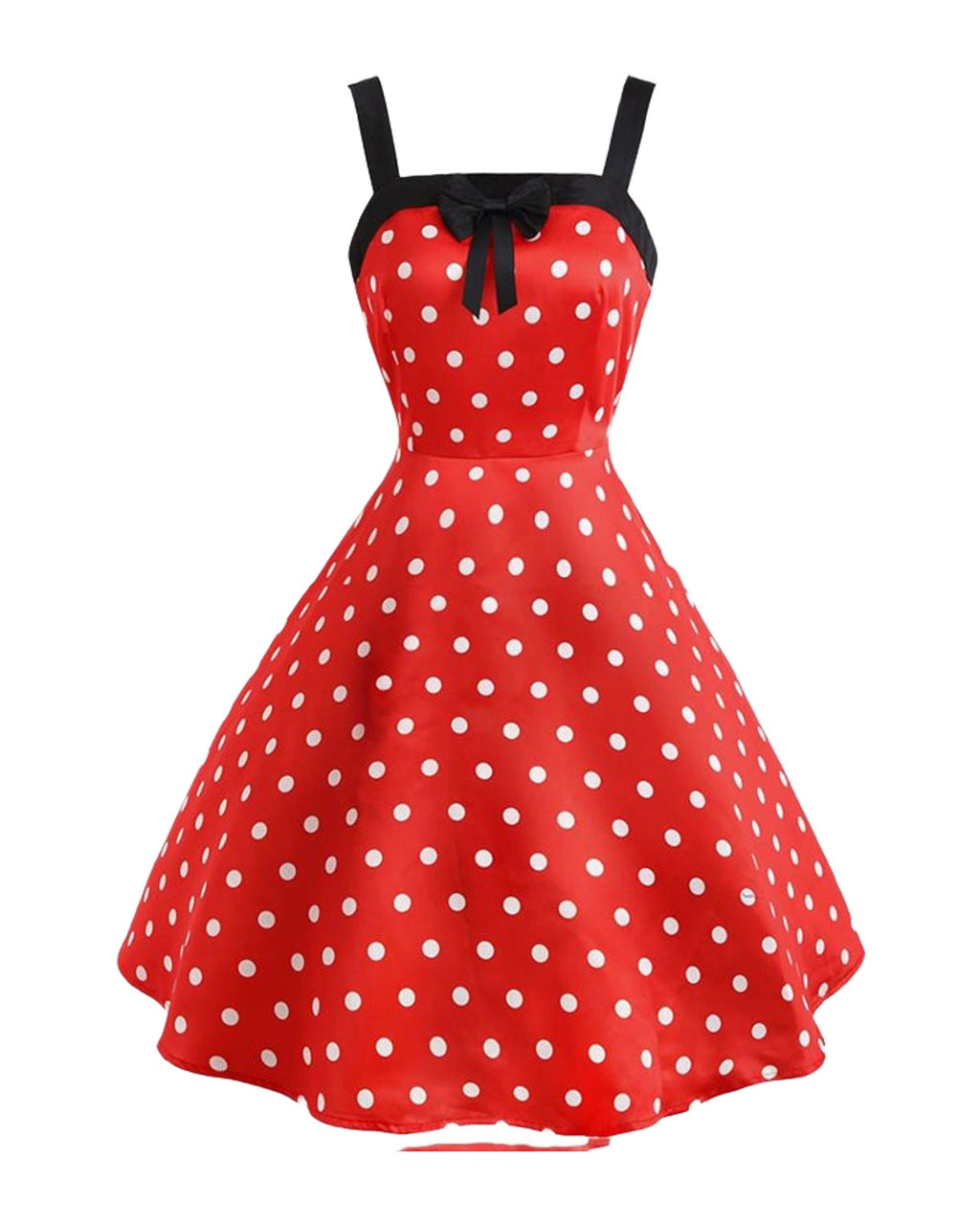 Polka Dot Print Vintage Dress photo 6