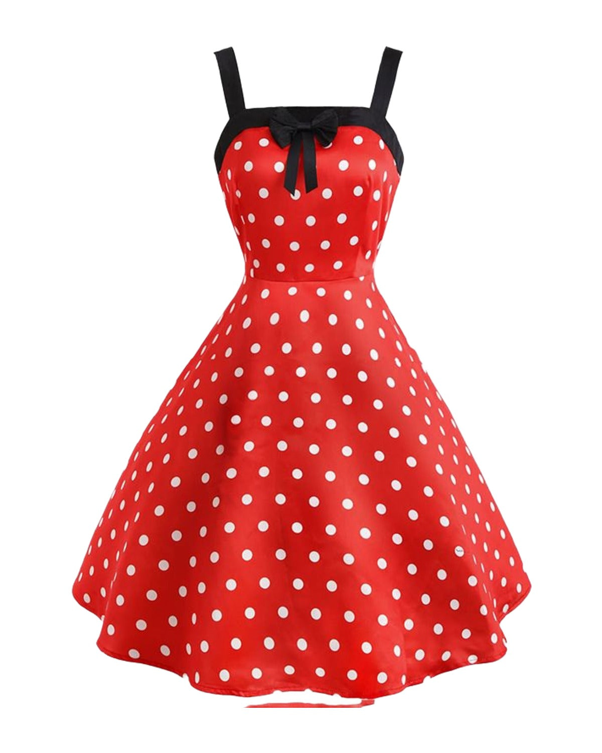 Polka Dot Print Vintage Dress photo 6