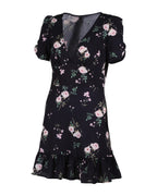 Printed V-neck Dress photo 8
