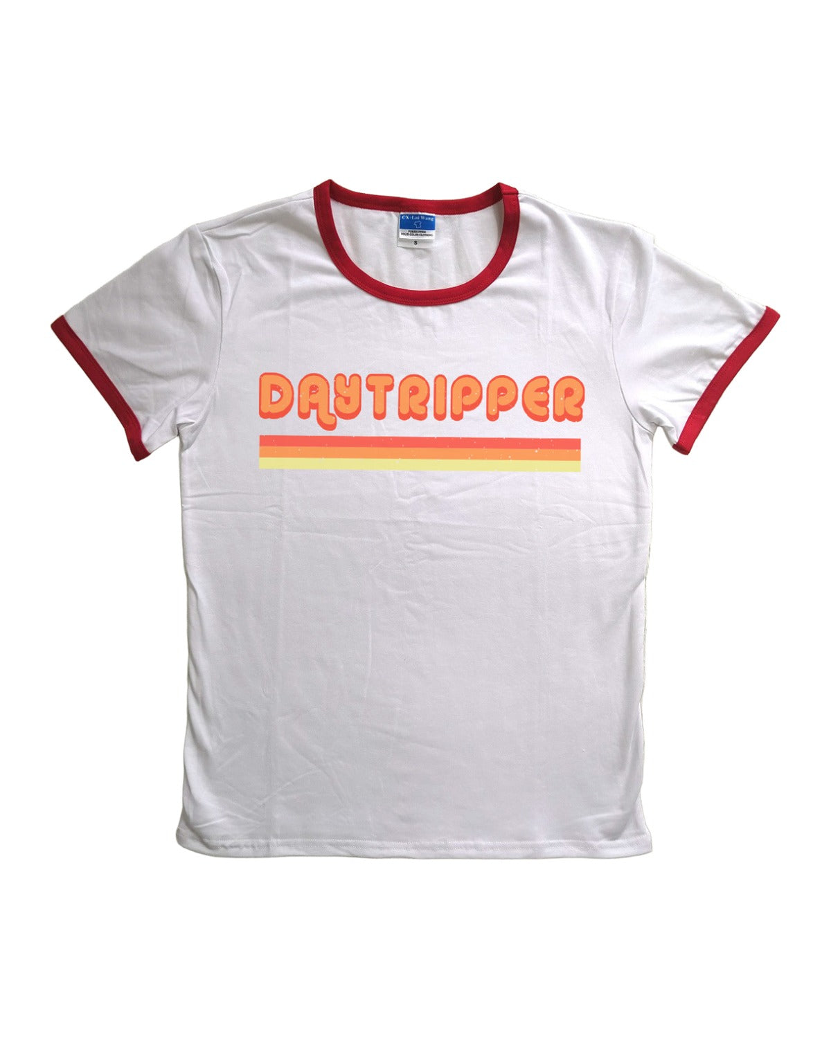 Daytripper Ringer Tshirt Graphic Tee Causal photo 4