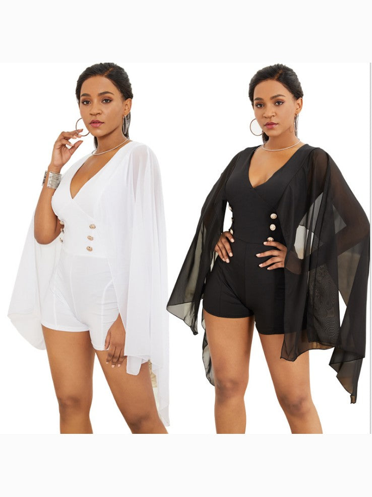 V-neck Jumpsuit
