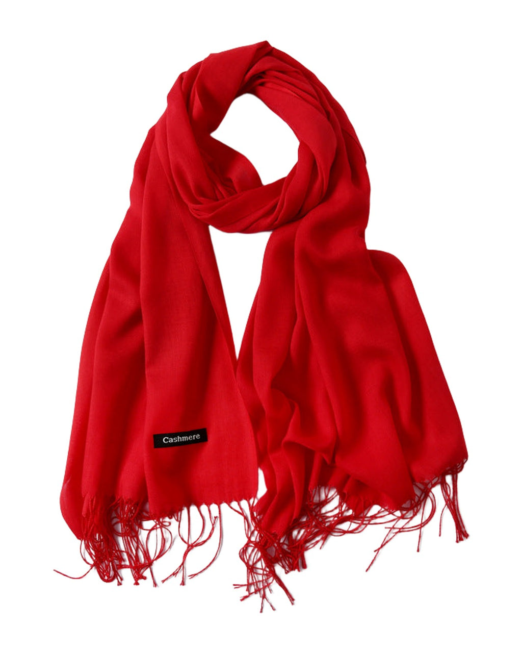 Solid Color Cashmere Scarf photo 1